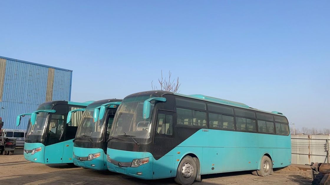 57 sièges Transports publics Autobus d'occasion Diesel Type de carburant 213kw Puissance du moteur