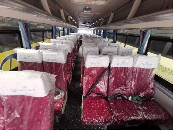 Autobus à transmission manuelle FAST avec pneu sans tube 315/80R22.5 et intérieur luxueux