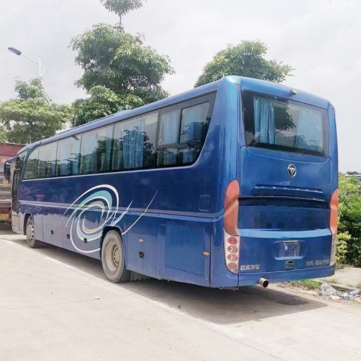 Autobus touristique de 12 m d'occasion avec 50 places et suspension à ressorts à feuilles