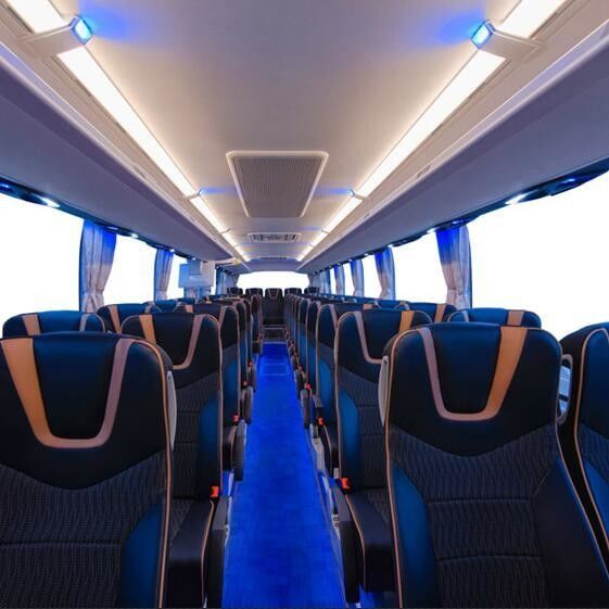 Wheelbase 5100mm FAST6DS95T 100km/h Diesel 43 sièges 50 sièges Luxe 11M Autobus d'occasion