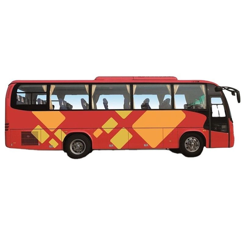 Luxe 32 sièges Higer Bus Diesel Rouge Autobus d'occasion À Dubaï 6.494L Déplacement bon