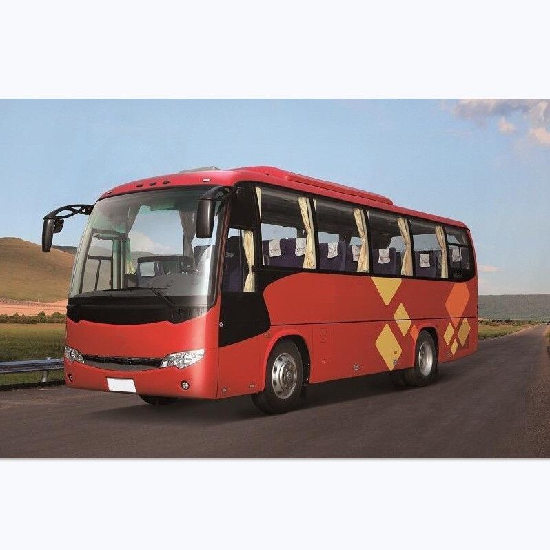 Luxe 32 sièges Higer Bus Diesel Rouge Autobus d'occasion À Dubaï 6.494L Déplacement bon