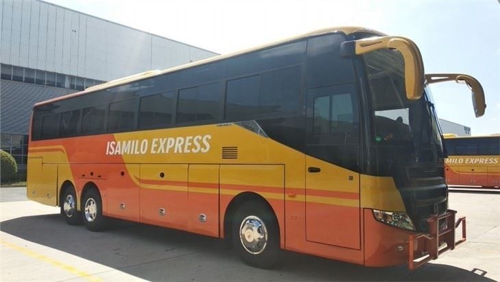55 sièges LHD Drive Type Luxe Coaches pour les bus urbains Le meilleur choix