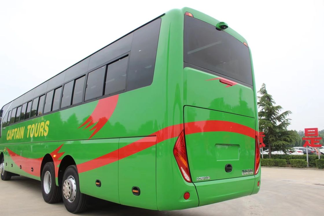 Autobus RHD confortable de 75 1 1 places avec suspension à ressorts à feuilles multiples et moteur diesel