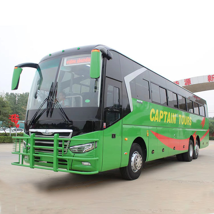 Autobus RHD confortable de 75 1 1 places avec suspension à ressorts à feuilles multiples et moteur diesel
