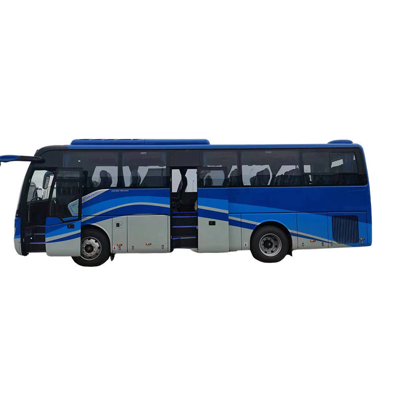 Transmission manuelle de type 9m Bleu Luxe RHD Diesel 35 sièges Bus pour les voyages en groupe