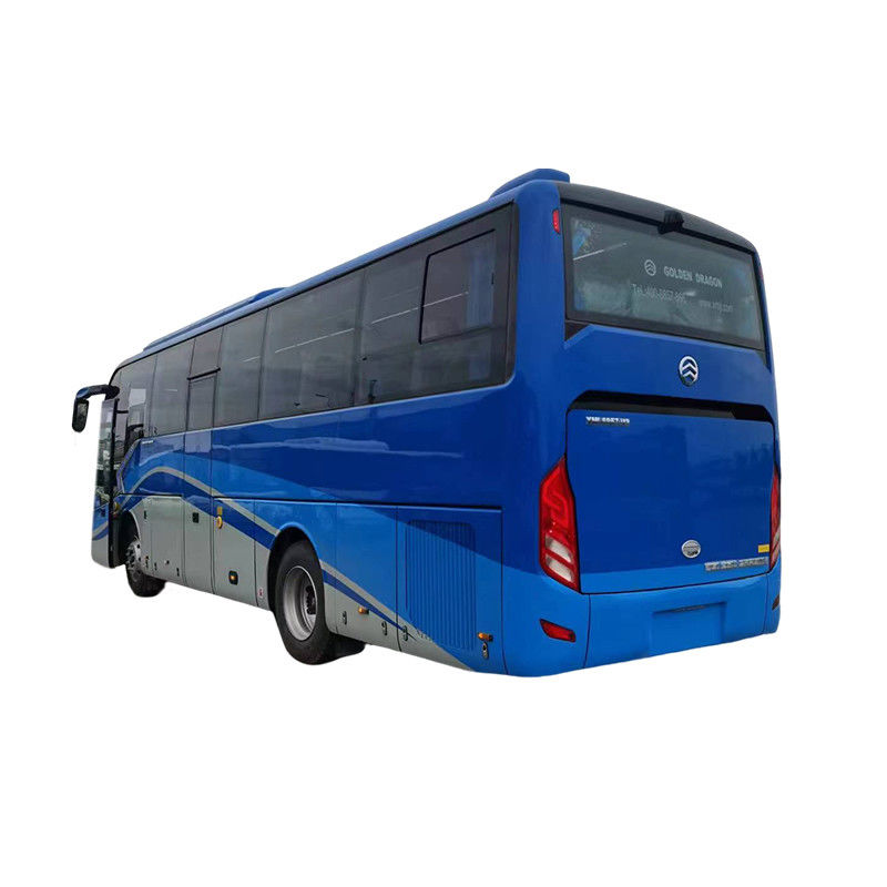 Transmission manuelle de type 9m Bleu Luxe RHD Diesel 35 sièges Bus pour les voyages en groupe