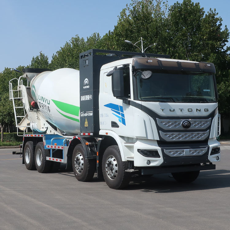 Camion électrique à béton YuTong Chassis Nation IV V 12 18 Cbm pour chantier de construction