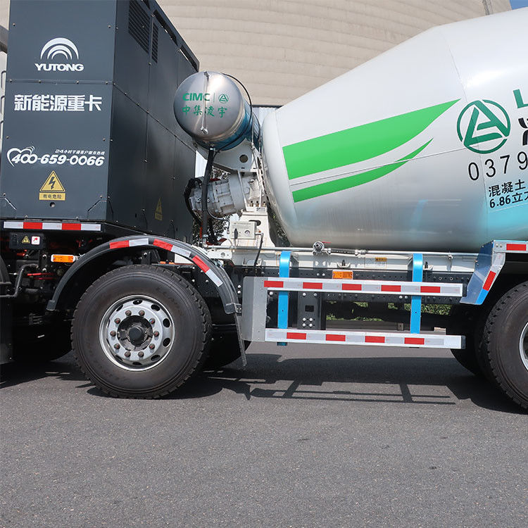 Camion électrique à béton YuTong Chassis Nation IV V 12 18 Cbm pour chantier de construction