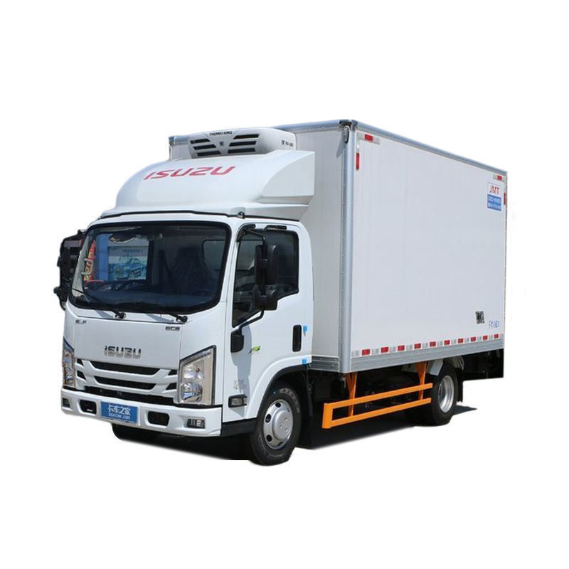 3360 mm d'empattement Isuzu 10 tonnes camion réfrigérateur boîte pour le transport de légumes et de viande