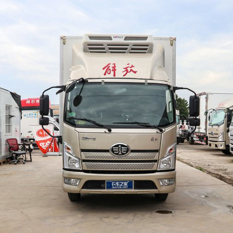 1-10T Capacité professionnel Jiefang camion réfrigéré pour les produits frais et surgelés