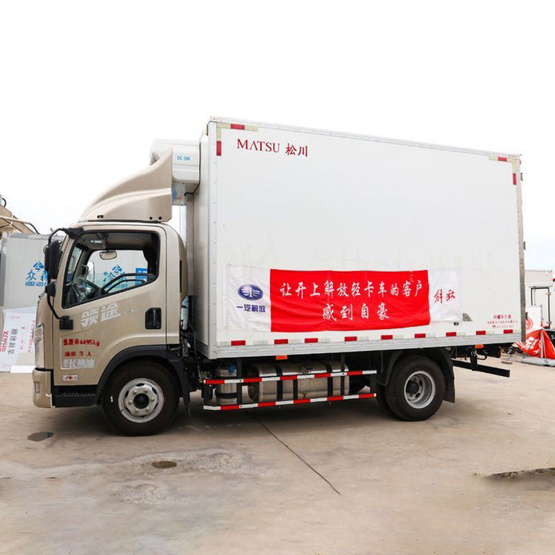 1-10T Capacité professionnel Jiefang camion réfrigéré pour les produits frais et surgelés