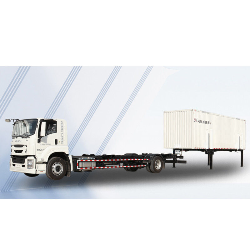 Isuzu 4*2 Container Cargo Van Box Truck Carrosserie de remplacement Carrosserie détachable et 150 250hp