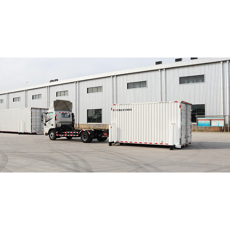 Isuzu 4*2 Container Cargo Van Box Truck Carrosserie de remplacement Carrosserie détachable et 150 250hp