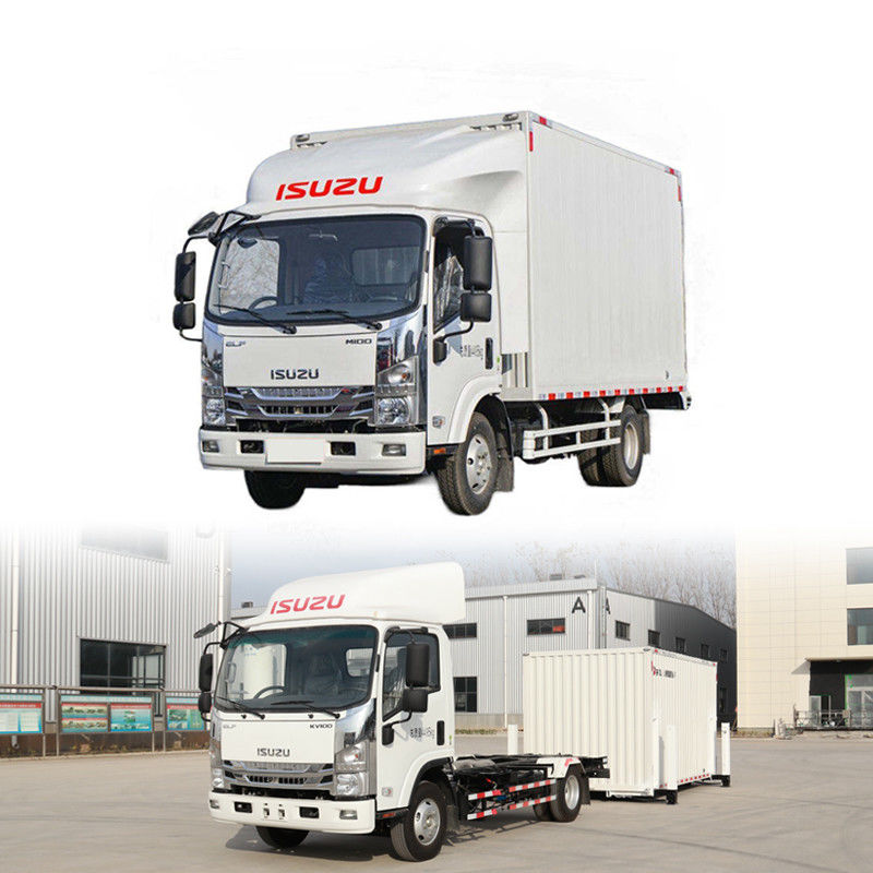 Isuzu Diesel 4*2 camion de fret moyen avec carrosserie détachable et débrancheurs hydrauliques