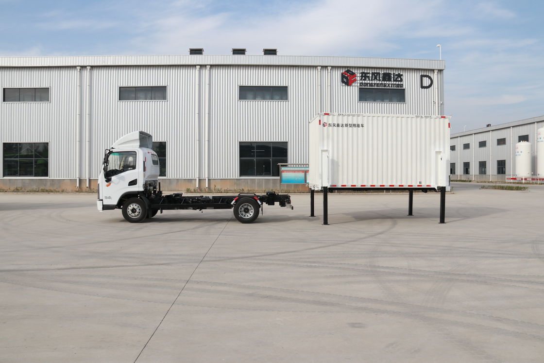 4*2 Mini 5 Tonnes 19CBM camions secs corps amovible et routeurs hydrauliques pour logistique