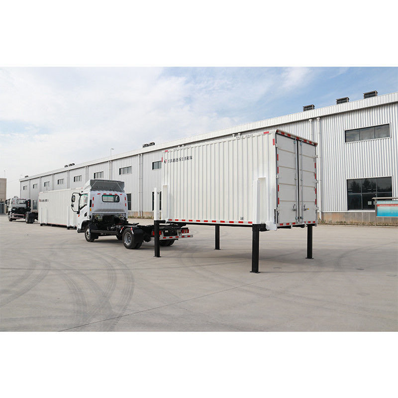 4*2 Mini 5 Tonnes 19CBM camions secs corps amovible et routeurs hydrauliques pour logistique