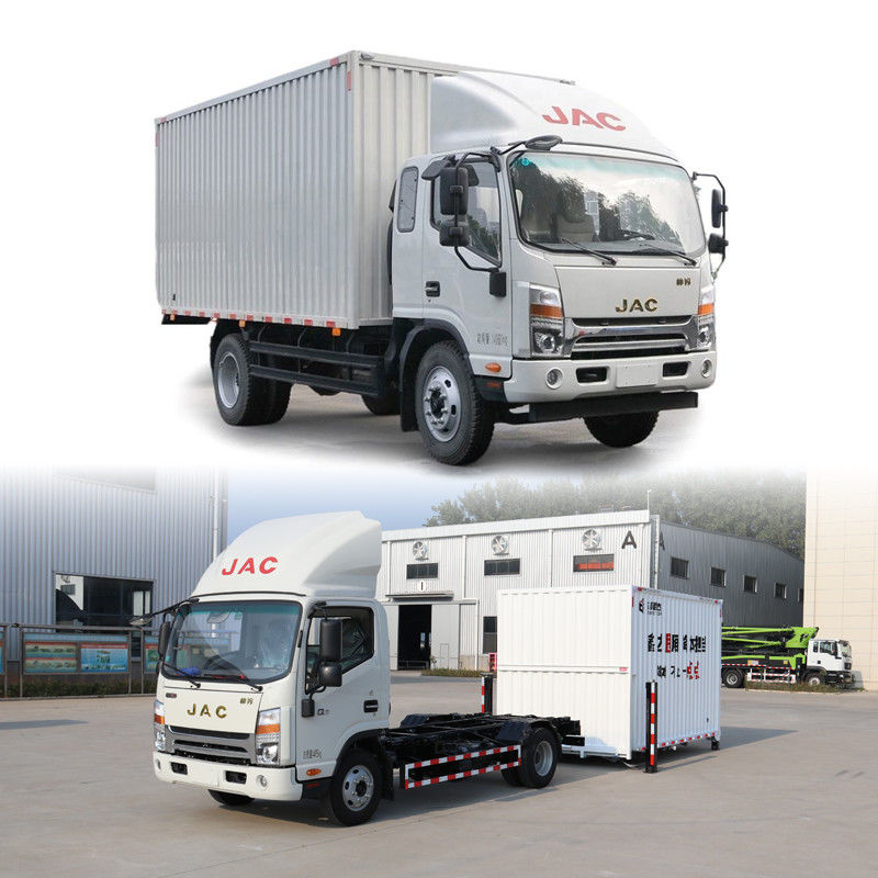 Carrosserie détachable Jac 4*2 Container commercial Cargo Van Pour le transport urbain