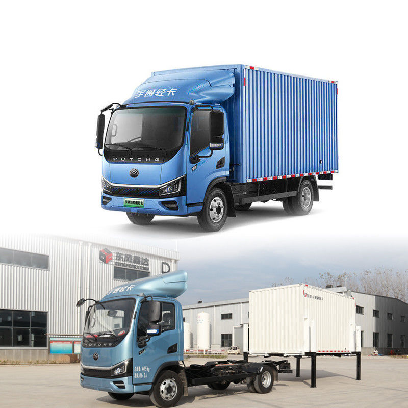 Camion électrique à chargement sec à carrosserie amovible pour siège à rangée unique et démarreurs hydrauliques