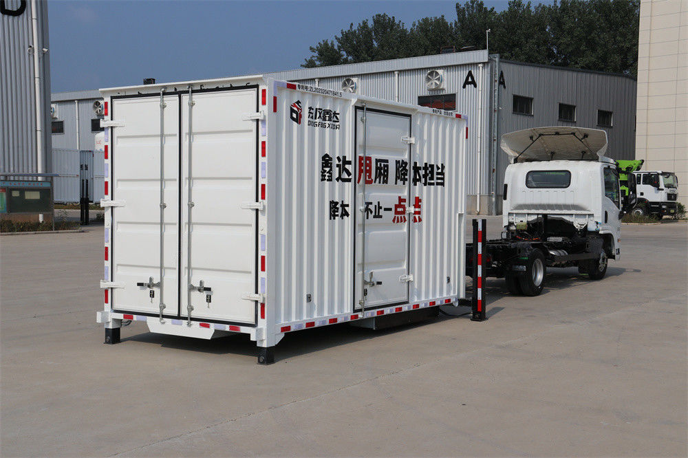 Camion électrique à chargement sec à carrosserie amovible pour siège à rangée unique et démarreurs hydrauliques
