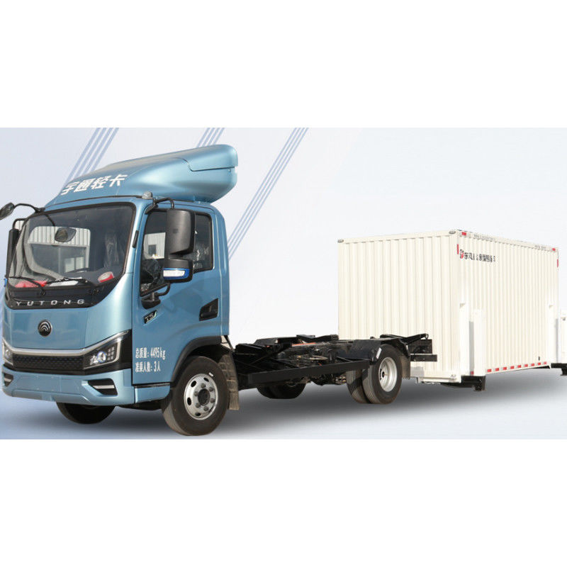 Camion électrique à chargement sec à carrosserie amovible pour siège à rangée unique et démarreurs hydrauliques