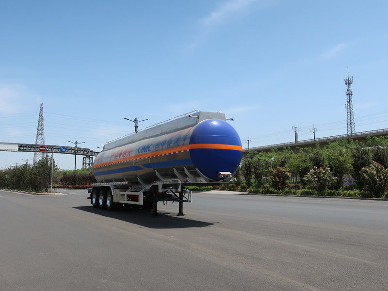 Isolation 45,5m3 3 essieux semi-remorque liquide inflammable pour véhicule de transport de liquide