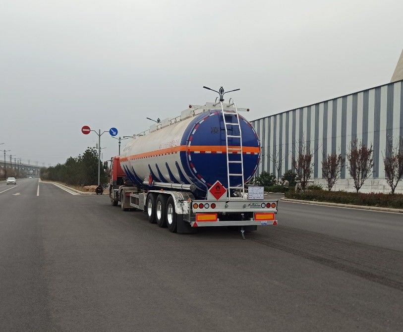 CIMC LINYU 48000 50000Liter réservoir de carburant remorque à 3 essieux 48m3 semi-remorque en alliage d'aluminium