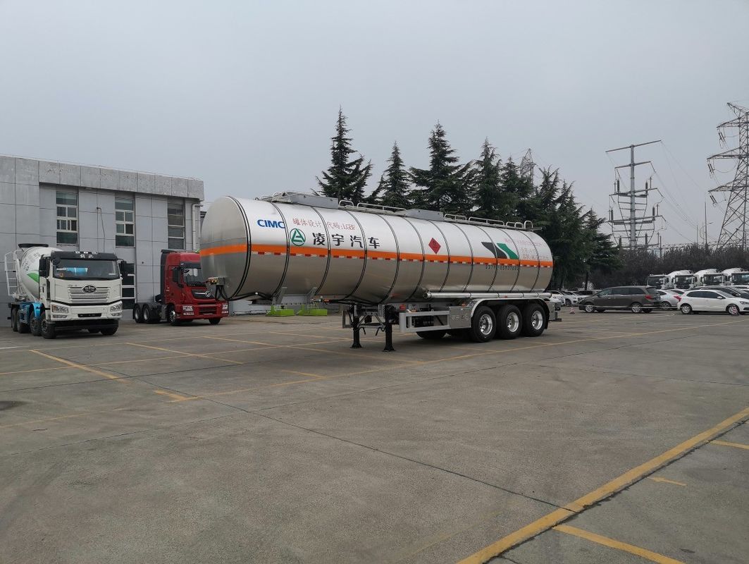 32100/31800 KG Masse de charge nominale CIMC LINYU 8*4 Alliage d'aluminium