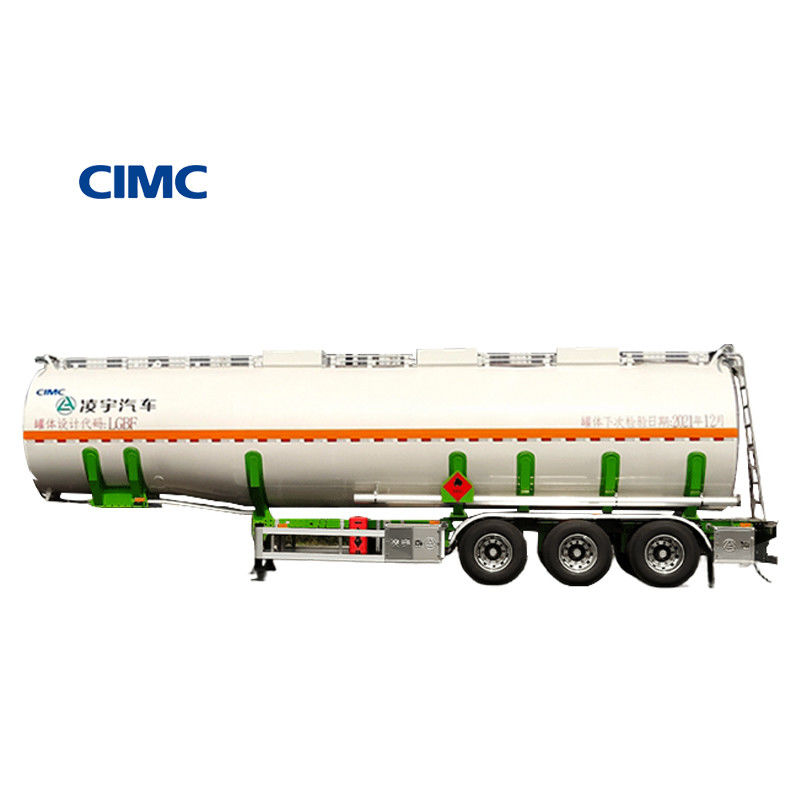 CIMC réservoir de carburant huile de palme brute 3 essieux réservoir d'huile de cuisson semi-remorque avec réservoir d'alliage