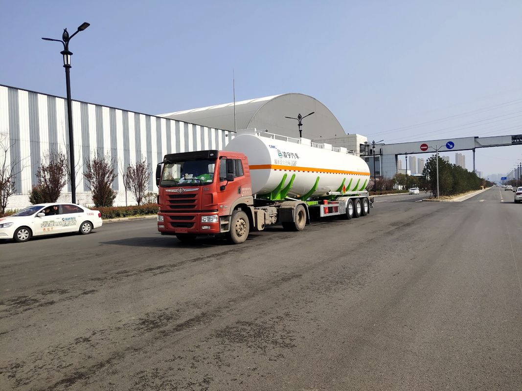 CIMC réservoir de carburant huile de palme brute 3 essieux réservoir d'huile de cuisson semi-remorque avec réservoir d'alliage