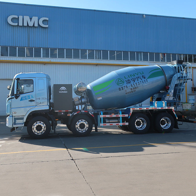 13000 kg électrique 8x4 12cbm gros camion mobile pour le mélangeur de béton pour par CIMC LINYU