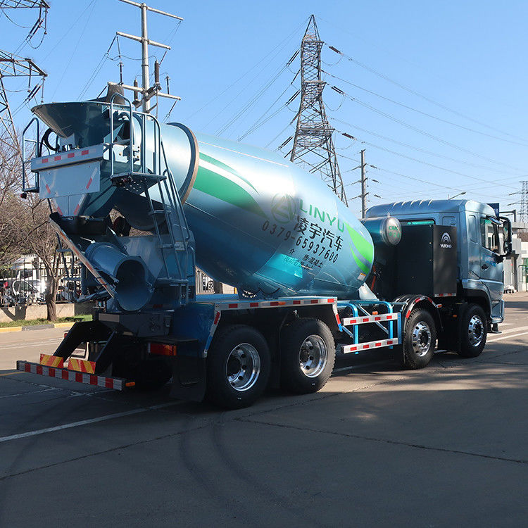 13000 kg électrique 8x4 12cbm gros camion mobile pour le mélangeur de béton pour par CIMC LINYU