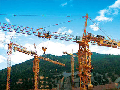Tour Crane 40 Tonnes Capacité La dernière conception de jib de luffing télescopique de Zoomlion pour 2020
