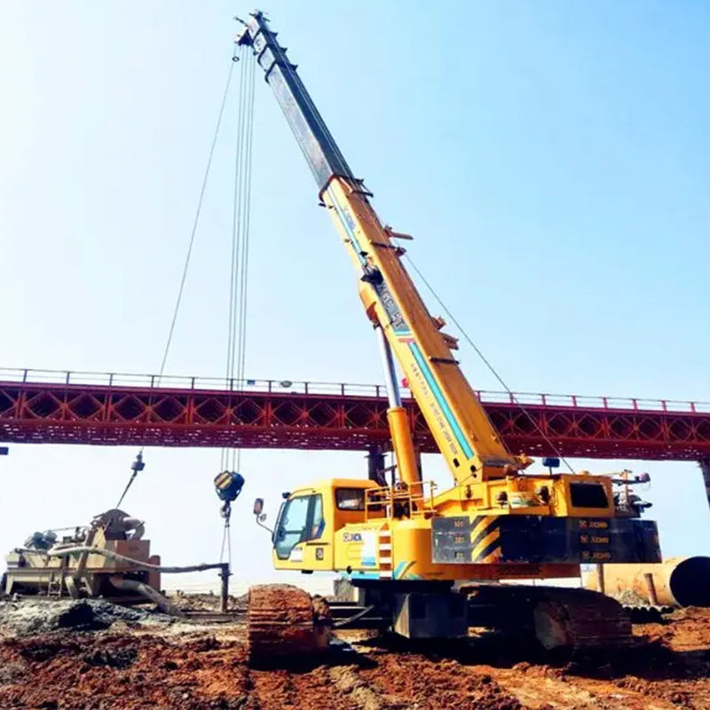 Crane à rampe de 55 tonnes utilisée pour la construction 30% Vente originale