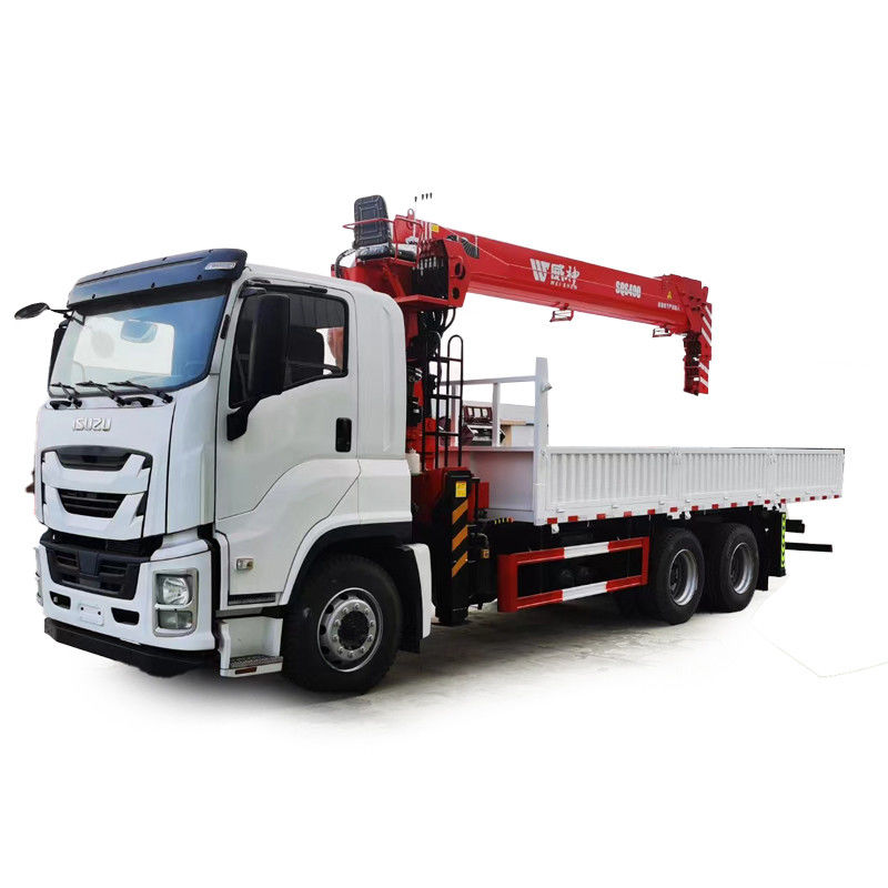 Isuzu 12 tonnes 16 tonnes camionnette montée grue avec Telescoping Boom 19,5M Durabilité 6 * 4
