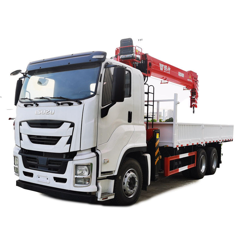 Isuzu 12 tonnes 16 tonnes camionnette montée grue avec Telescoping Boom 19,5M Durabilité 6 * 4