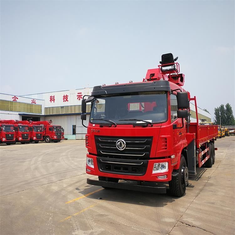 8 tonnes de mini-camion monté grue avec 4m * 4 bras de boom et pompe hydraulique Eaton