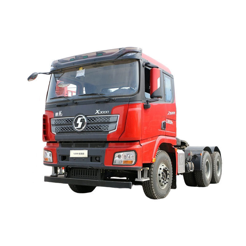 Direction gauche Shacman d'occasion 6*4 500 chevaux Automobile Tracteur tête de camion semi-remorque camion