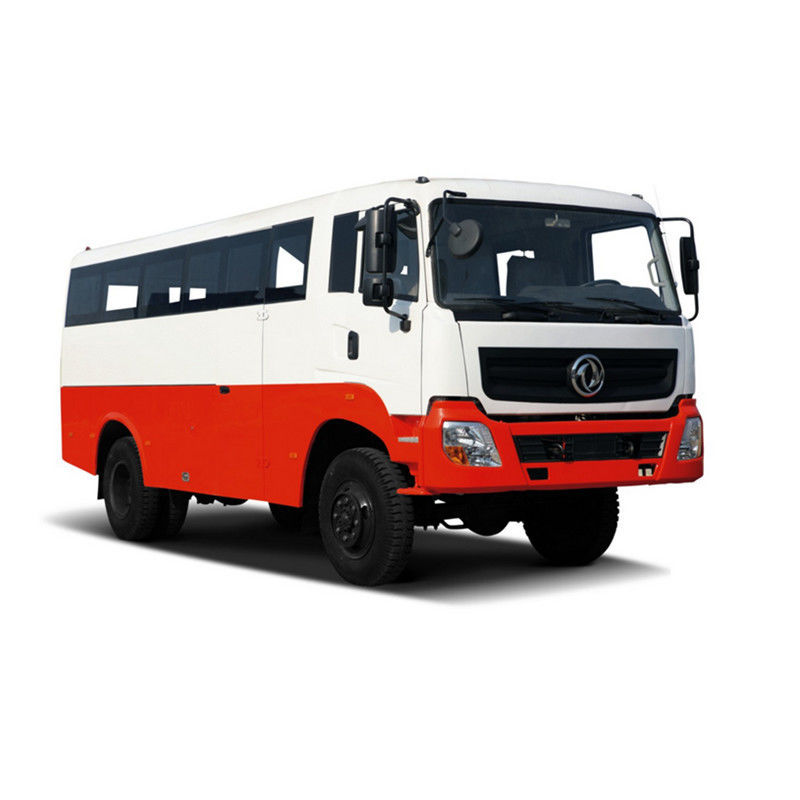 30 sièges 4X4 4WD Autobus de taille moyenne double circuit plein frein à air et A / C Dongfeng EQ6750ZT