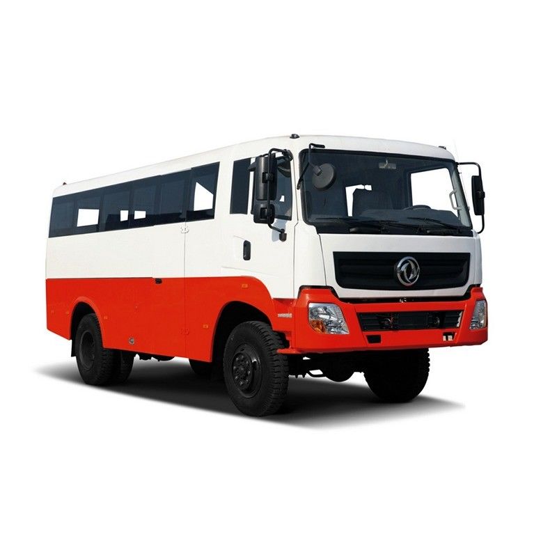 7.5 mètres moteur avant 29 sièges 4X4 Dongfeng Off-Road Coach Bus pour le marché des normes