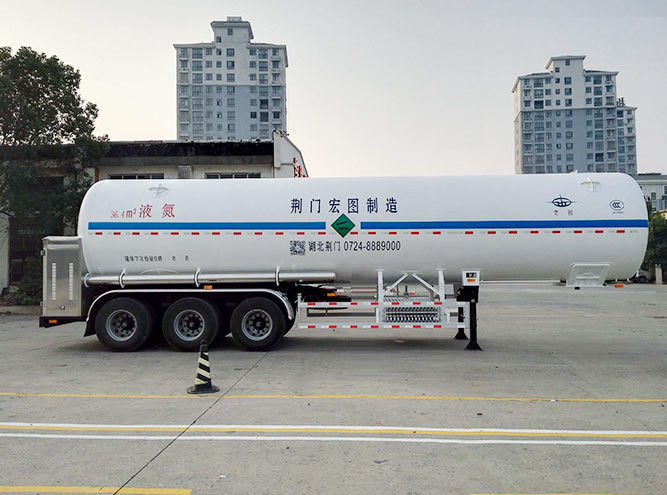 2.1 MPa pression d'hydrotest CIMC LINYU Howo châssis 8*4 réservoir de transport de gaz semi-remorque