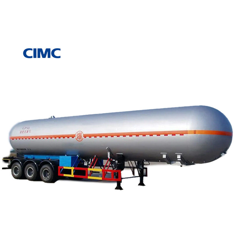 Poids total d'environ 34000 kg CIMC LINYU LPG Tanker Semi-remorque pour le transport de gaz