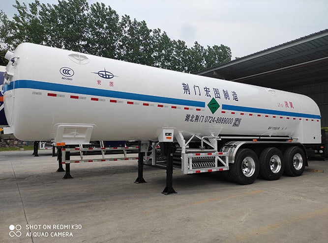Poids total d'environ 34000 kg CIMC LINYU LPG Tanker Semi-remorque pour le transport de gaz