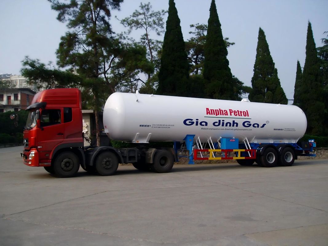 CIMC LINYU 50m3 Cisterne à GPL Semi-remorque pour le transport du gaz Camion Camion -20/50C