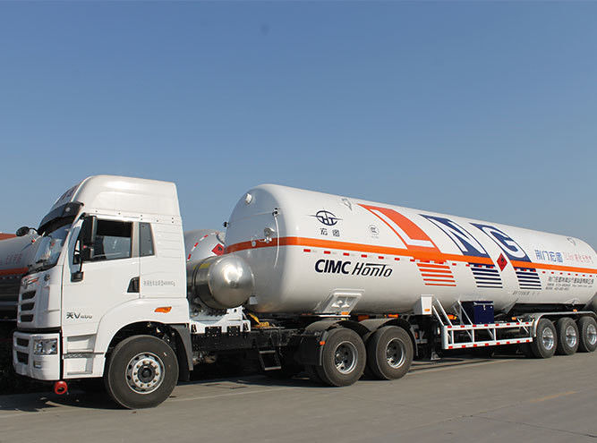 CIMC LINYU 50m3 Cisterne à GPL Semi-remorque pour le transport du gaz Camion Camion -20/50C